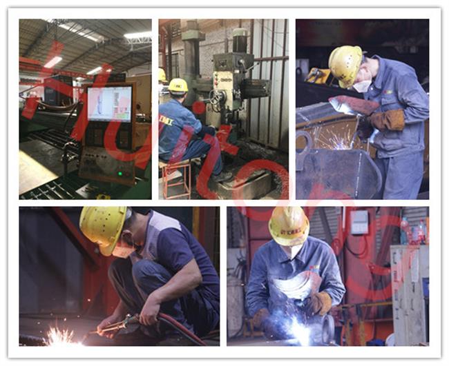 Excavator Skeleton Bucket Processing at Huitong Workshop