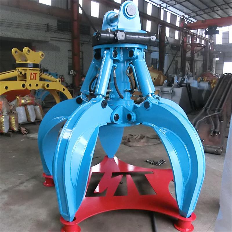 excavator hydraulic polyp grab