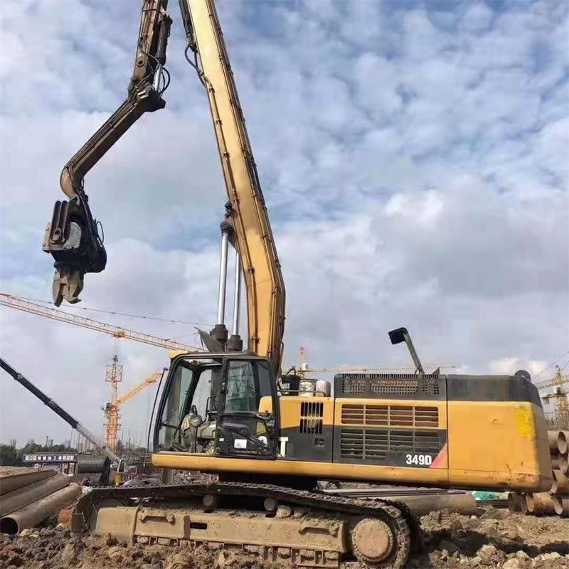 excavator piling boom