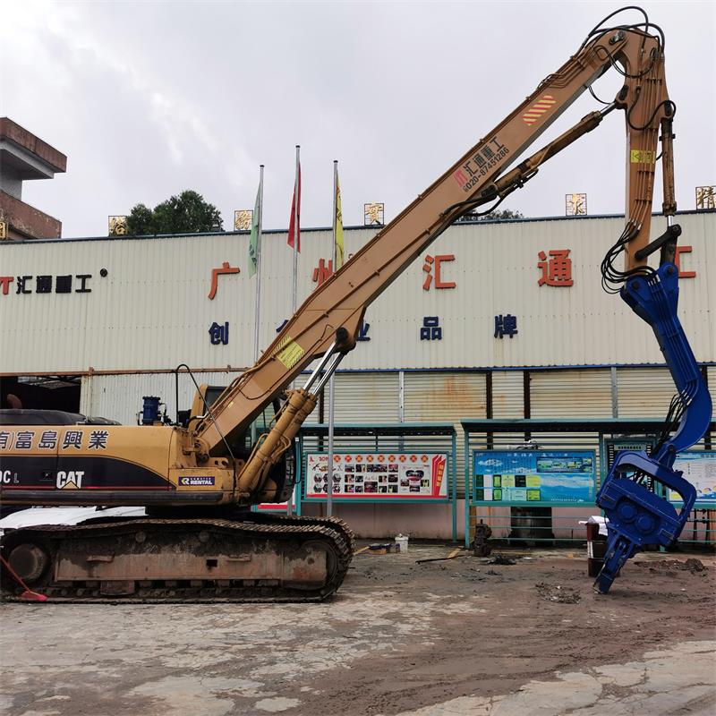 piling excavator boom