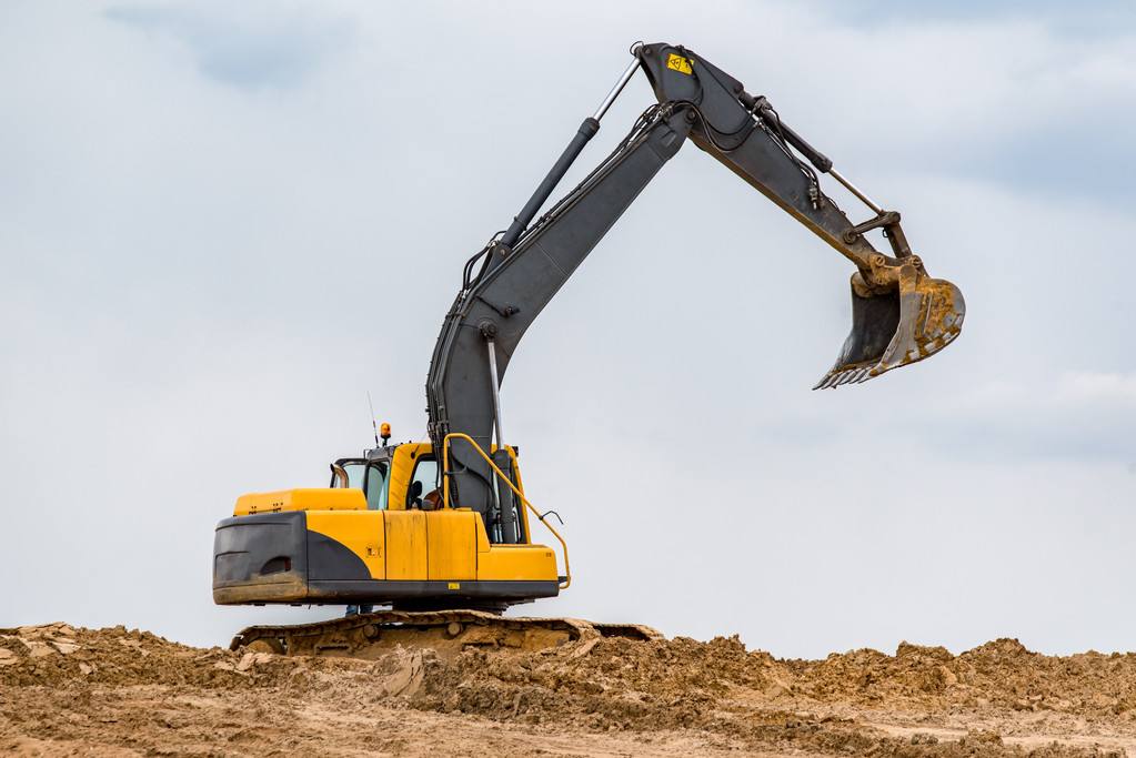 factory modified excavator boom