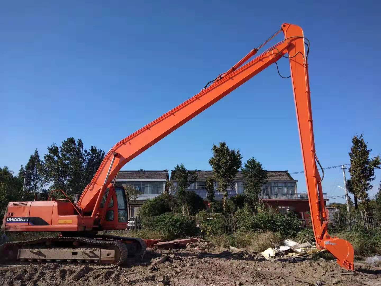 xcavator dipper extension boom