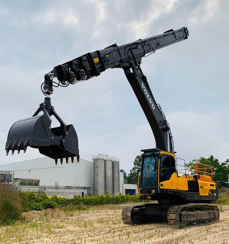 telescopic excavator arm