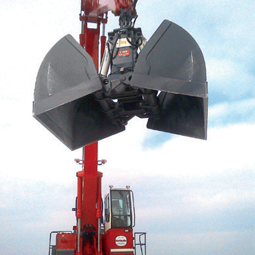 hydraulic clamshell bucket