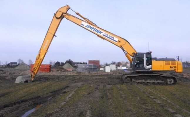 excavator boom extension