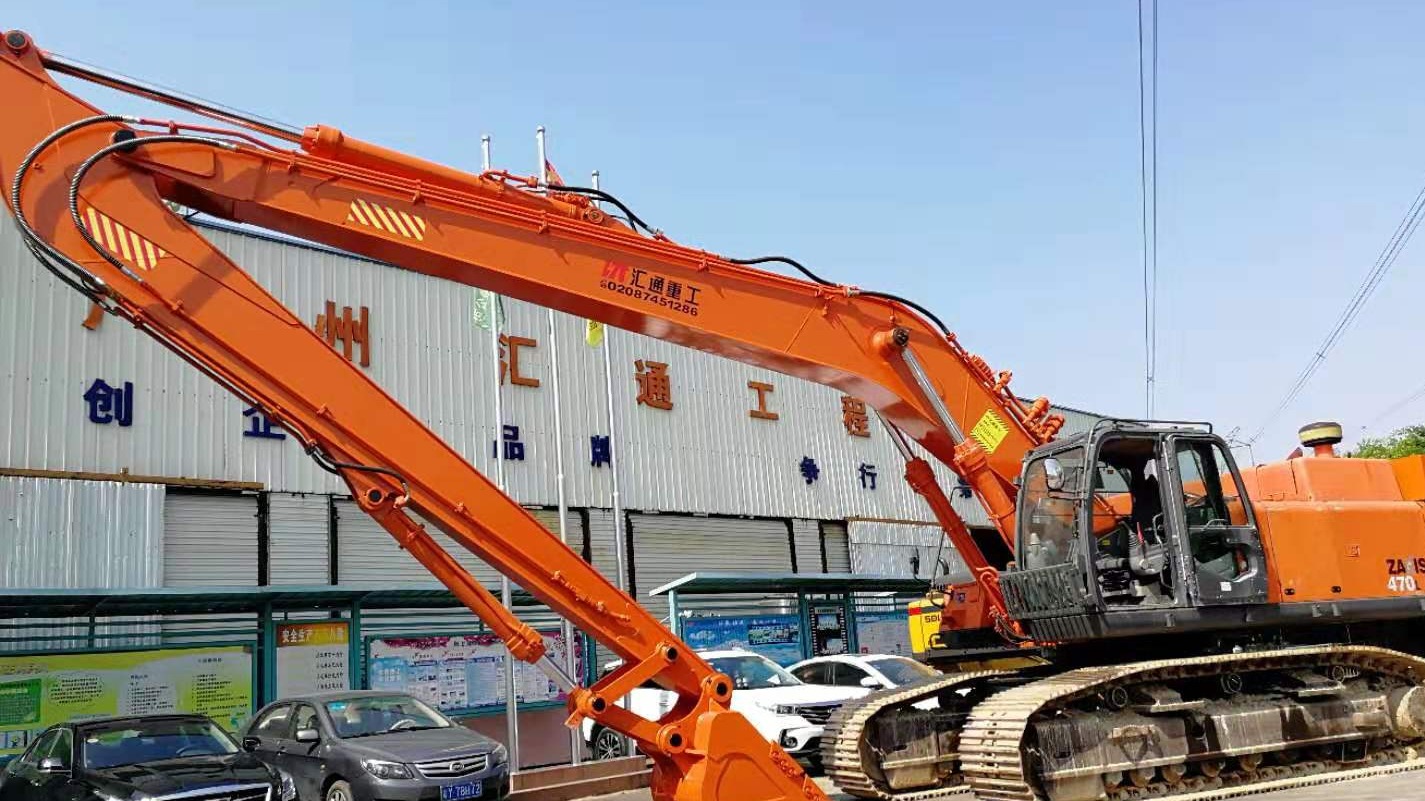 How to repair the cracks of the long reach boom of the excavator