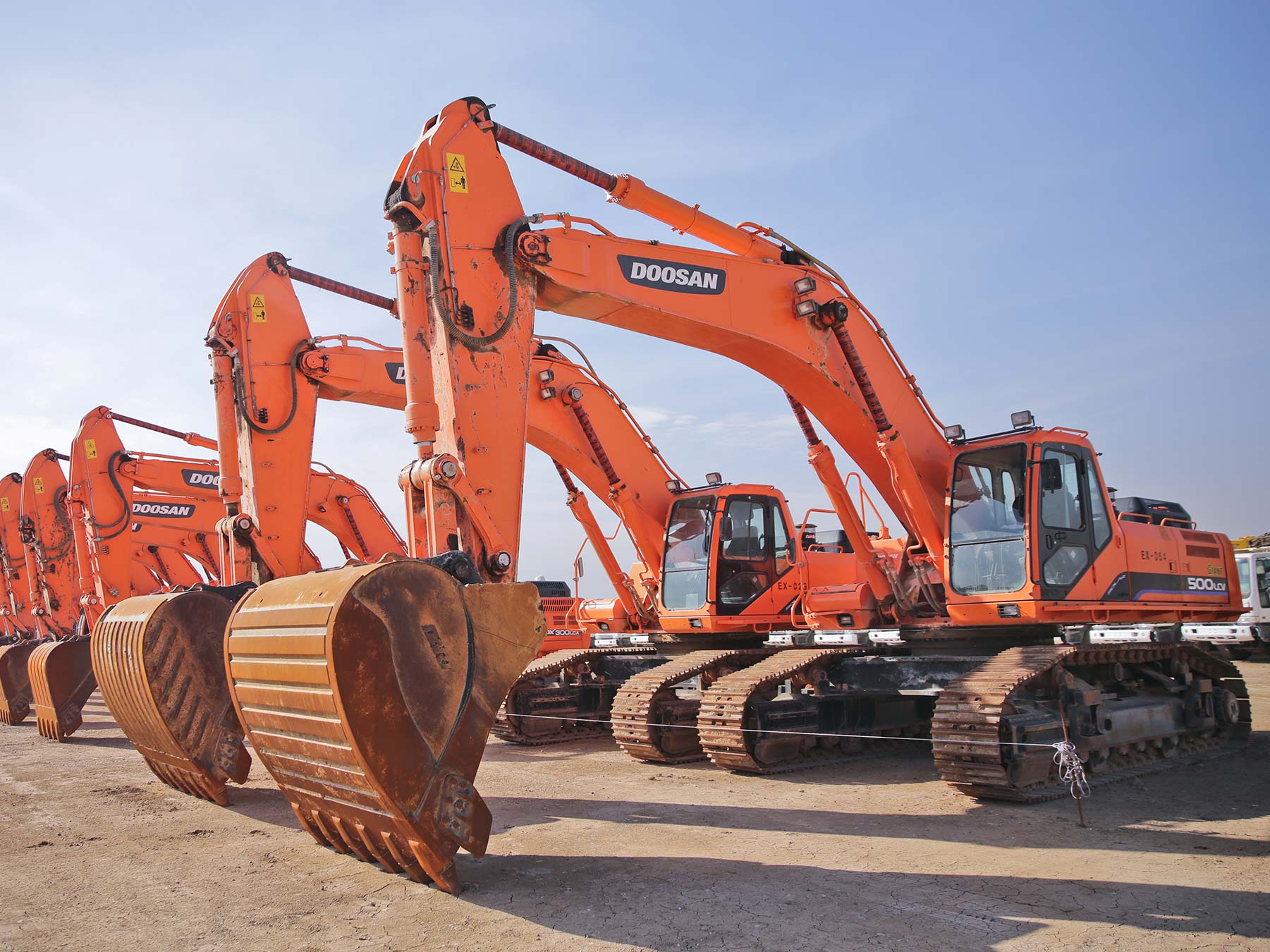 maintenance of excavators