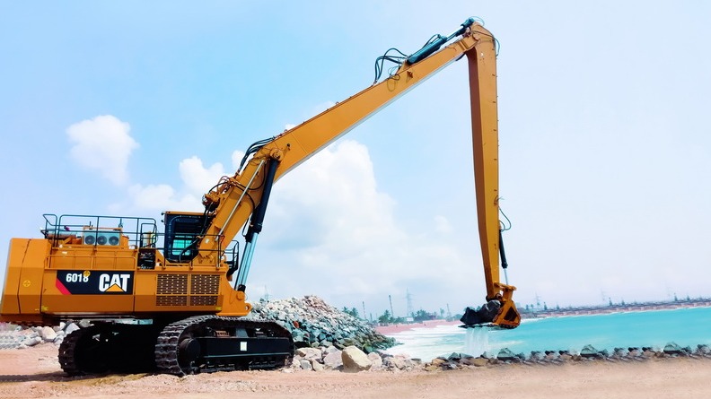 What should I pay attention to when refitting excavator long reach attachments