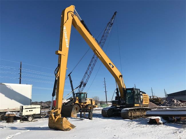 excavator long boom