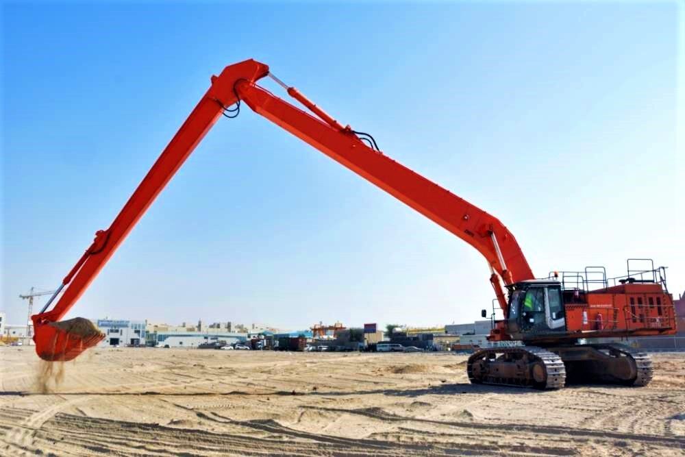 excavator long boom