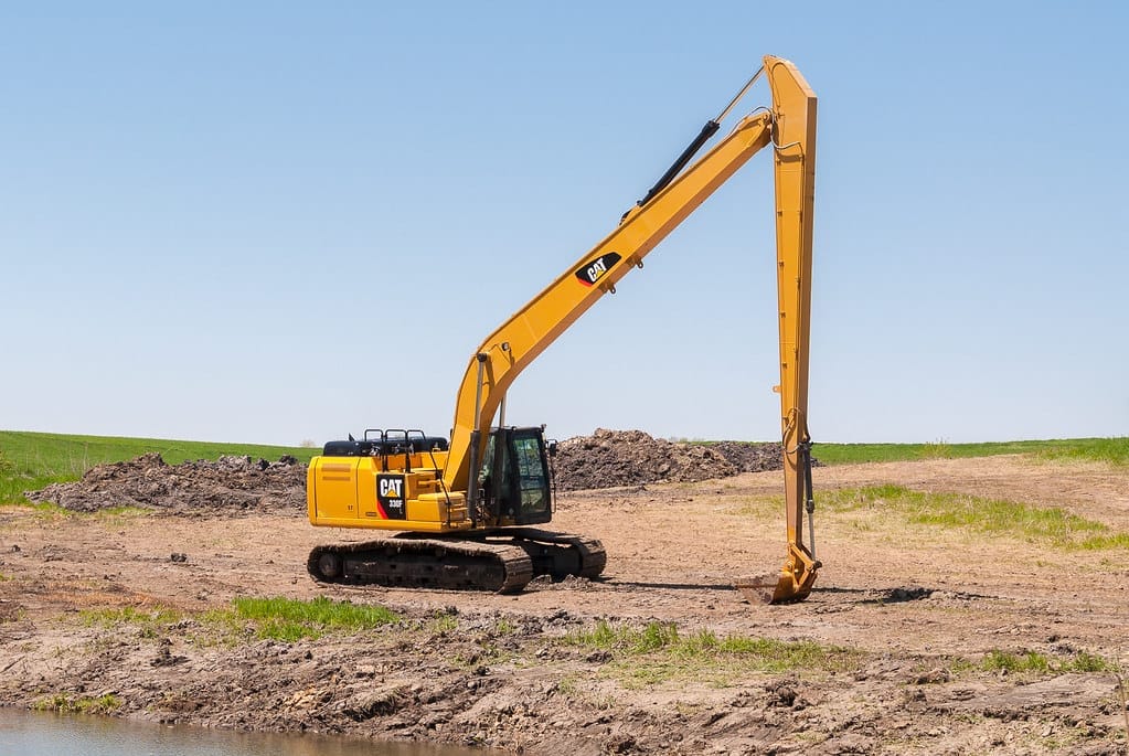 excavator long boom