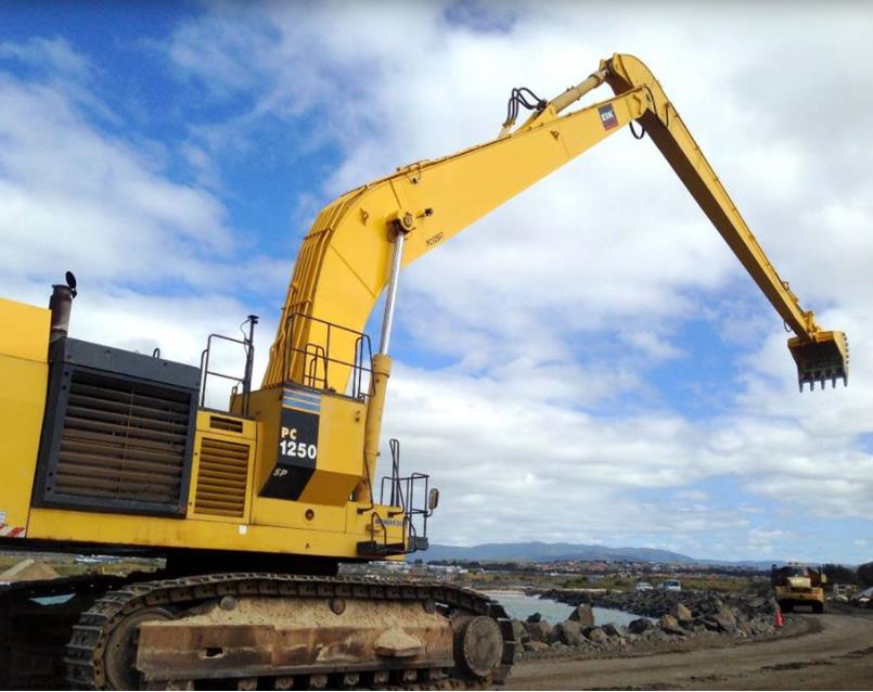 excavator long boom