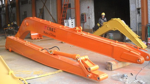 Suggestions from manufacturers of excavator long arm