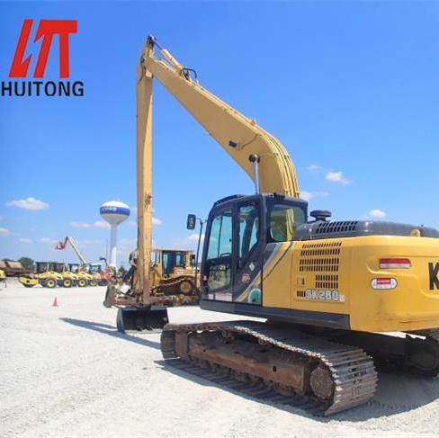 long arm of the excavator