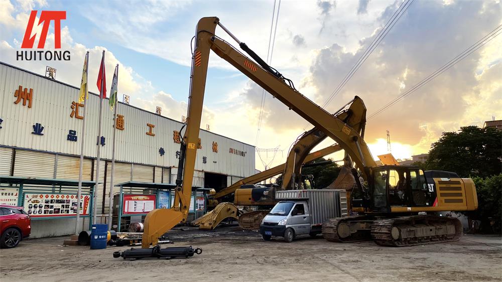 excavator long front boom