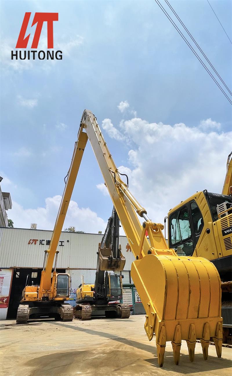 excavator long reach fronts