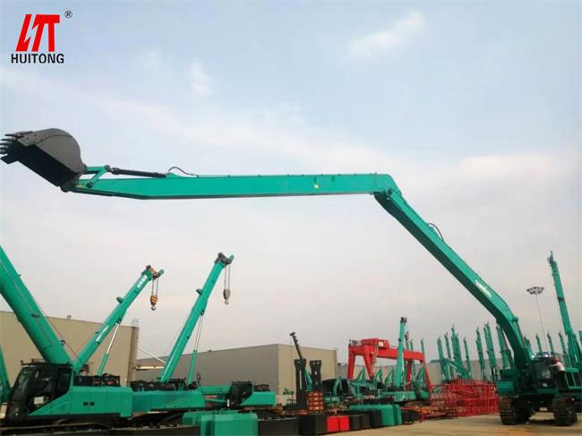 long reach front excavator