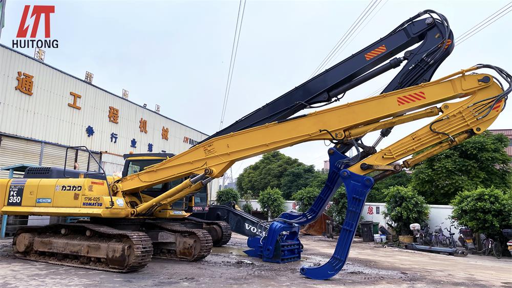 pile-driving boom excavators