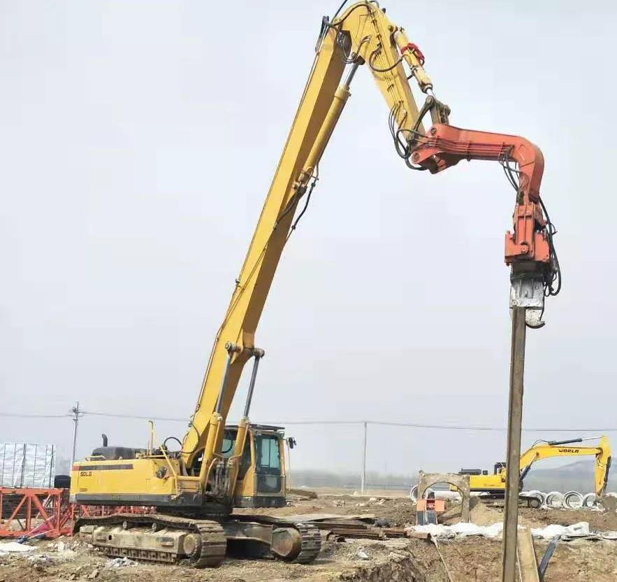 excavator vibratory pile driver