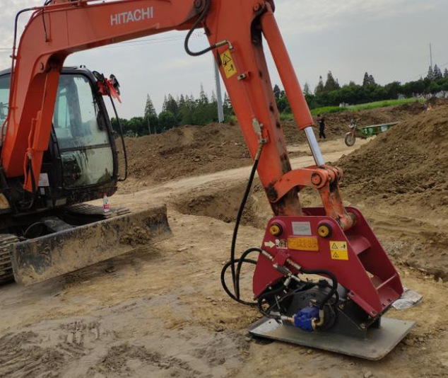 excavator vibrating tamper